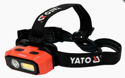 картинка Налобный фонарь 480 лм YATO  от магазина Вюрт